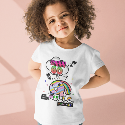 Crew neck t shirt mockup of a curly haired girl at a studio 44368 r el2